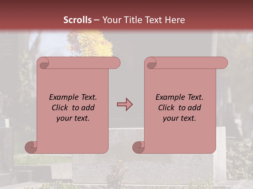 Digger Inscription Stone PowerPoint Template