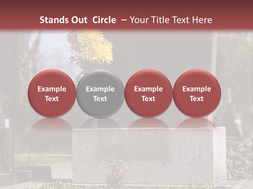 Digger Inscription Stone PowerPoint Template