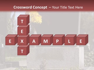 Digger Inscription Stone PowerPoint Template