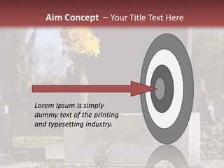 Digger Inscription Stone PowerPoint Template