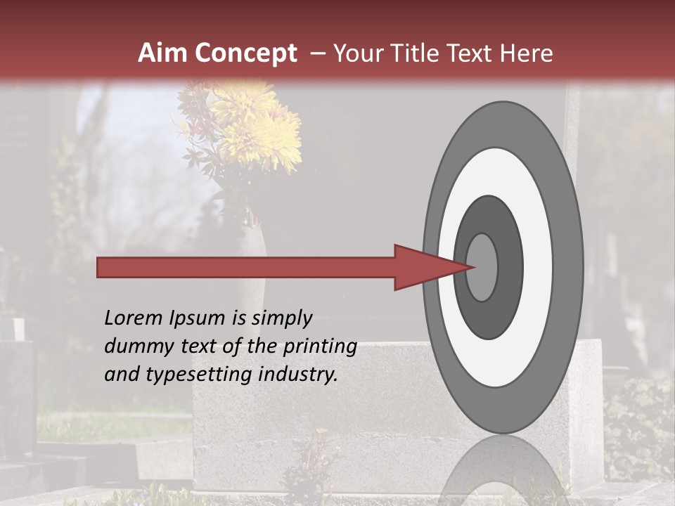 Digger Inscription Stone PowerPoint Template