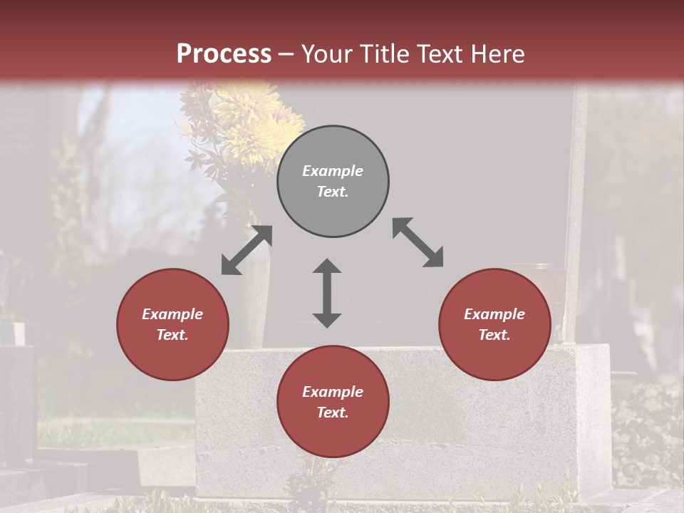 Digger Inscription Stone PowerPoint Template