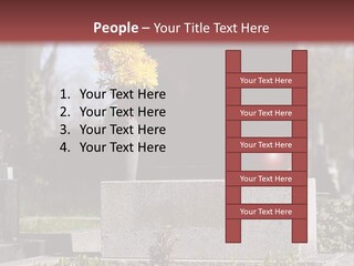 Digger Inscription Stone PowerPoint Template
