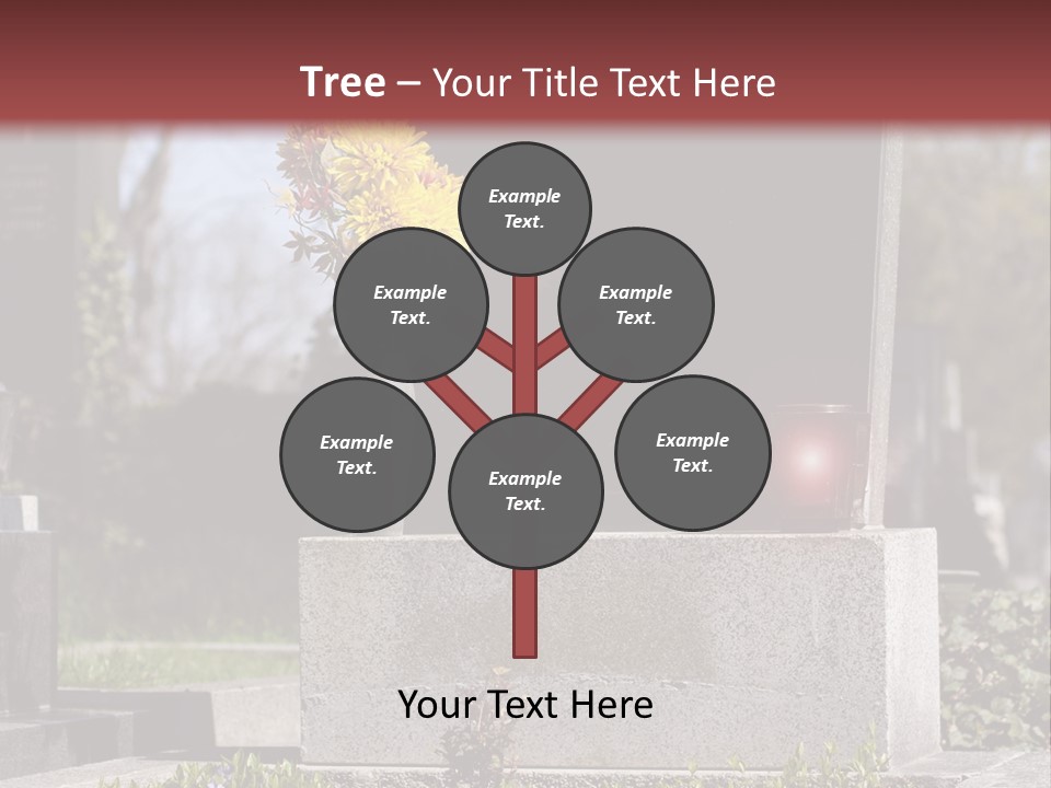Digger Inscription Stone PowerPoint Template