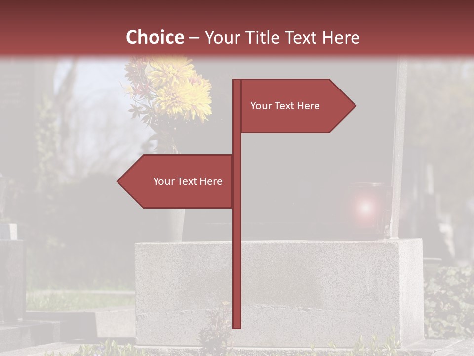 Digger Inscription Stone PowerPoint Template