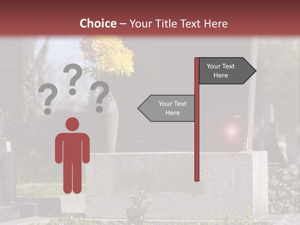 Digger Inscription Stone PowerPoint Template