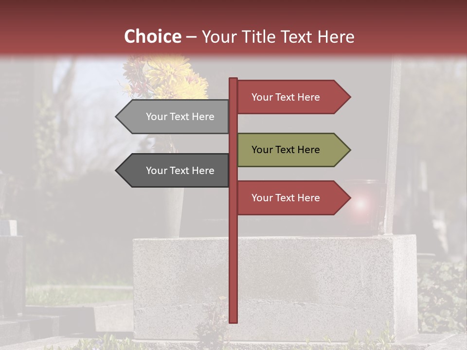 Digger Inscription Stone PowerPoint Template