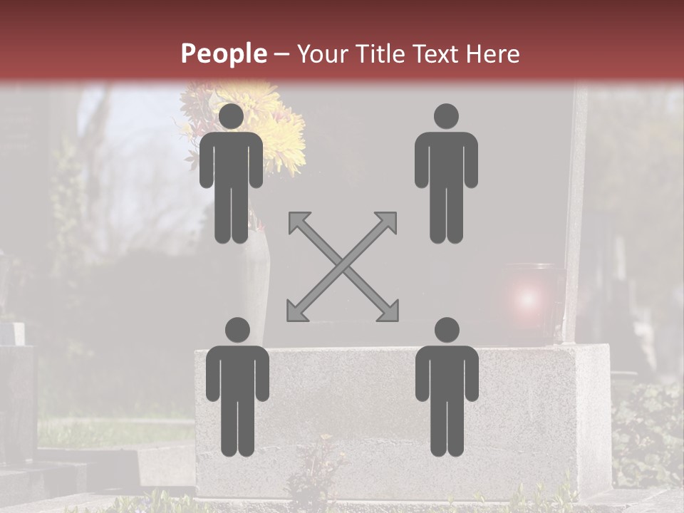 Digger Inscription Stone PowerPoint Template