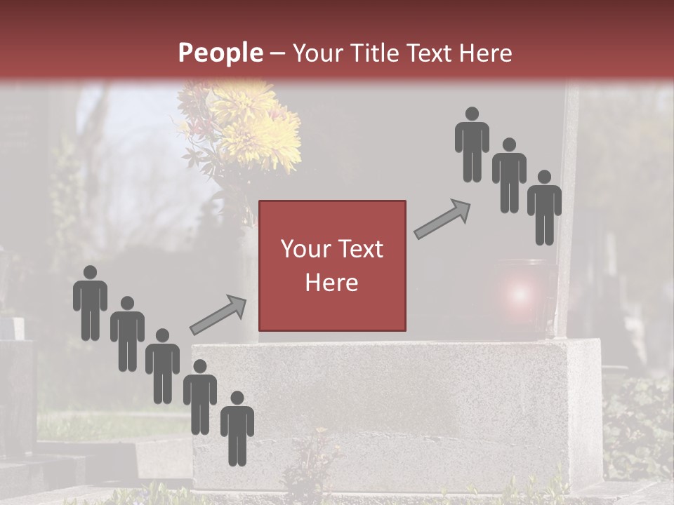 Digger Inscription Stone PowerPoint Template