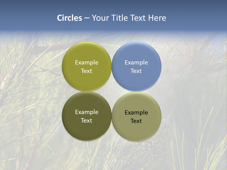 Vegetable Pines Nature PowerPoint Template