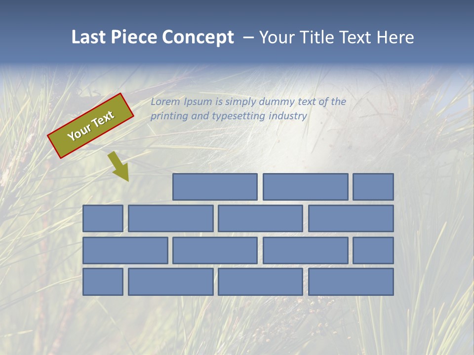 Vegetable Pines Nature PowerPoint Template