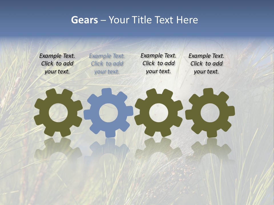 Vegetable Pines Nature PowerPoint Template