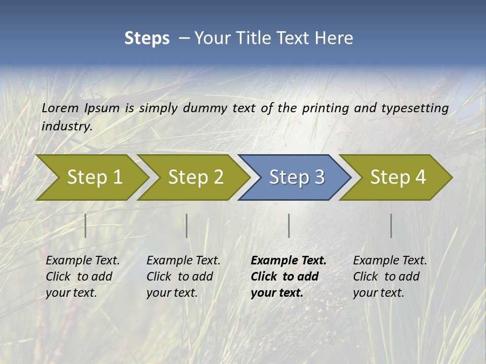 Vegetable Pines Nature PowerPoint Template