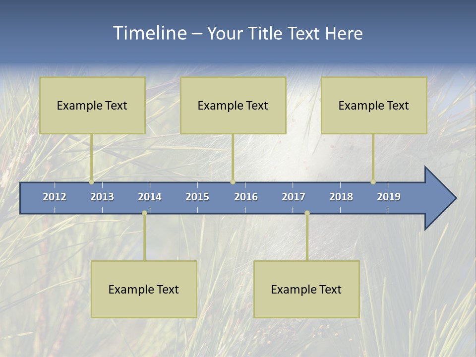 Vegetable Pines Nature PowerPoint Template