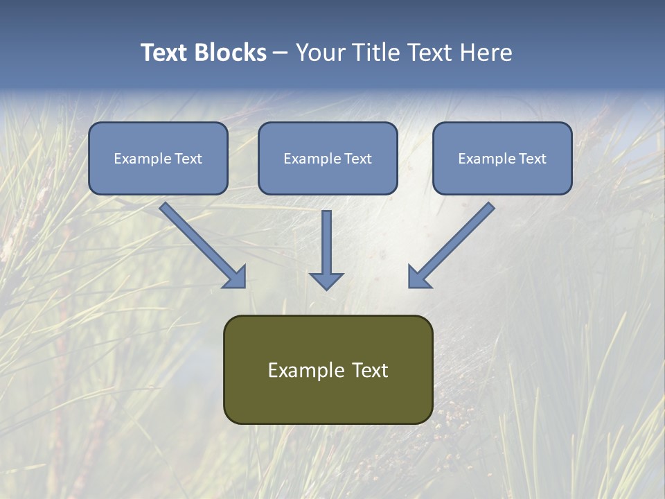 Vegetable Pines Nature PowerPoint Template