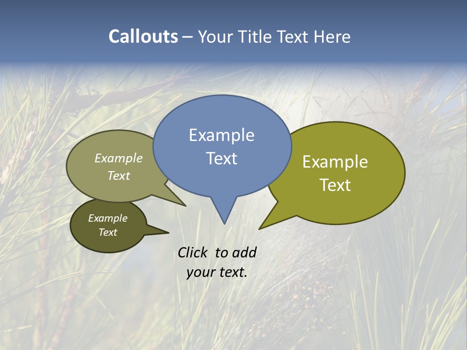 Vegetable Pines Nature PowerPoint Template