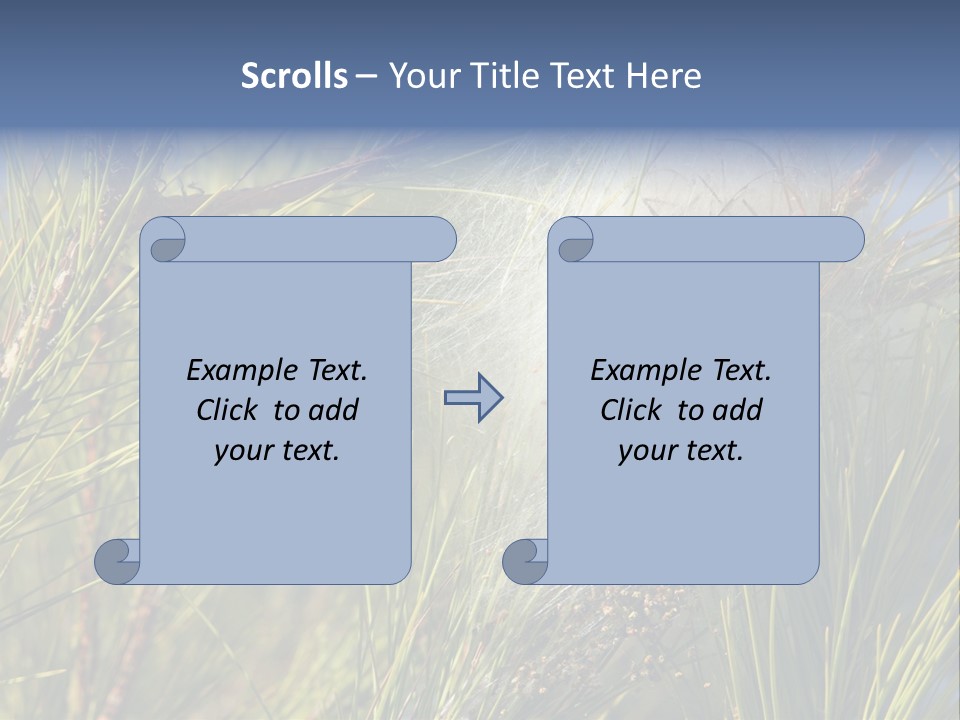Vegetable Pines Nature PowerPoint Template