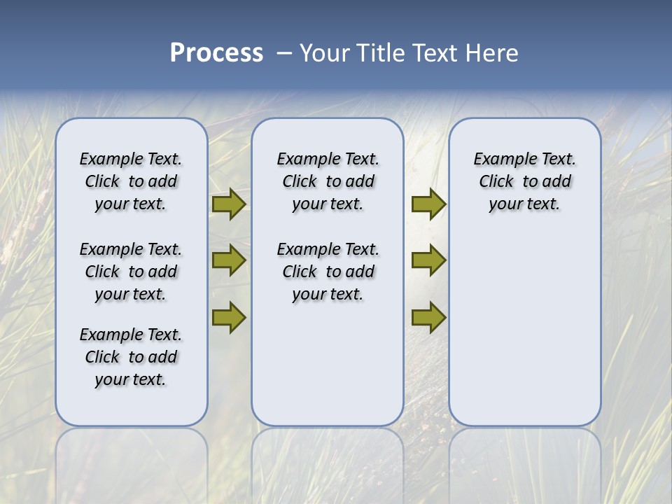 Vegetable Pines Nature PowerPoint Template