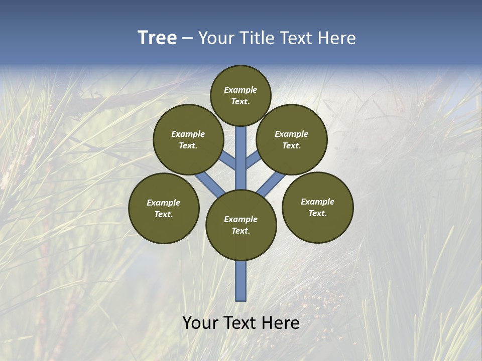 Vegetable Pines Nature PowerPoint Template