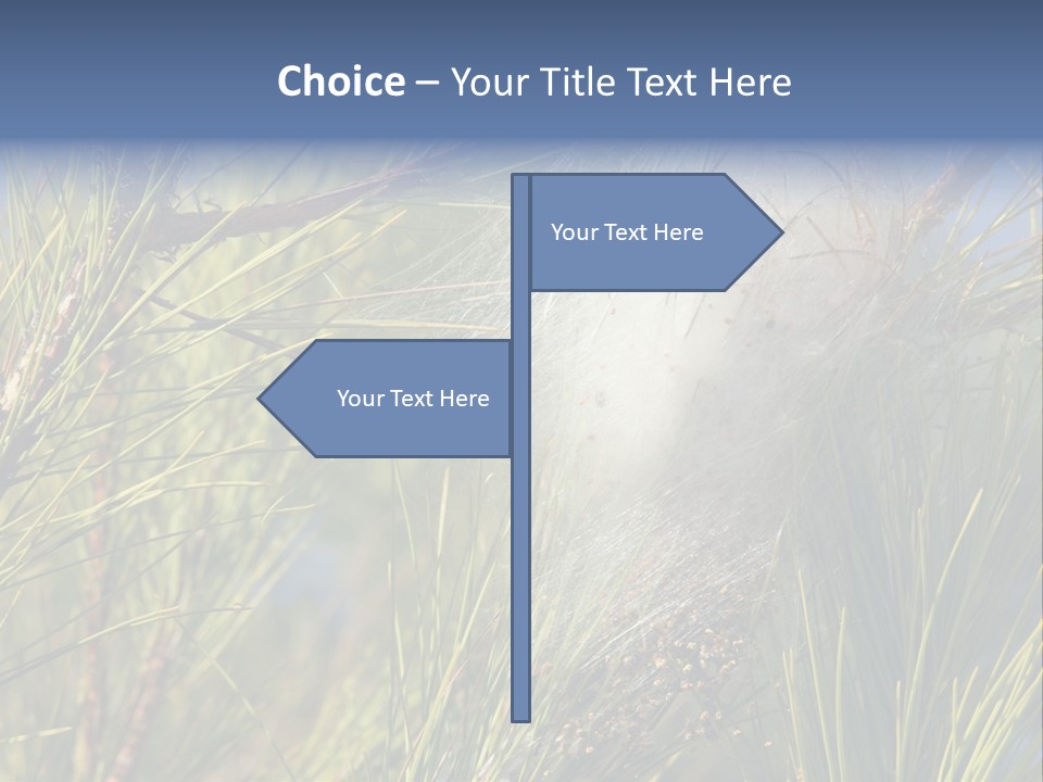 Vegetable Pines Nature PowerPoint Template