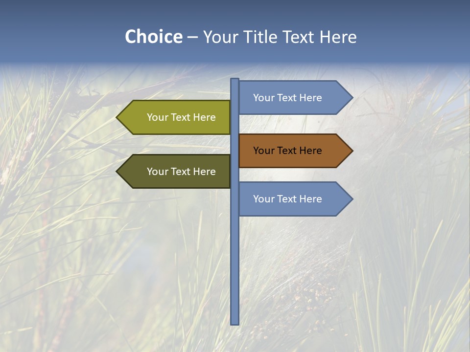 Vegetable Pines Nature PowerPoint Template