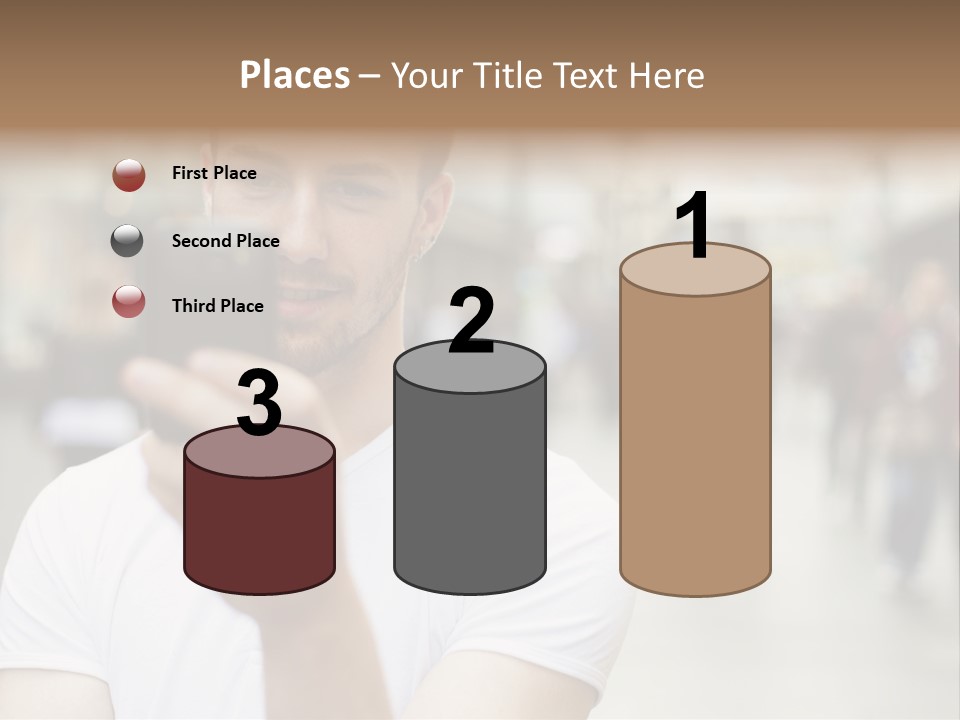 Cellphone Wireless Device PowerPoint Template