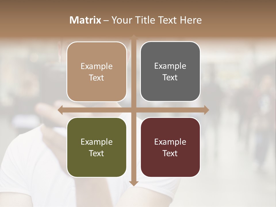 Cellphone Wireless Device PowerPoint Template