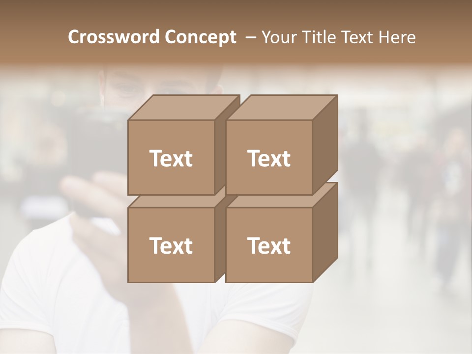 Cellphone Wireless Device PowerPoint Template