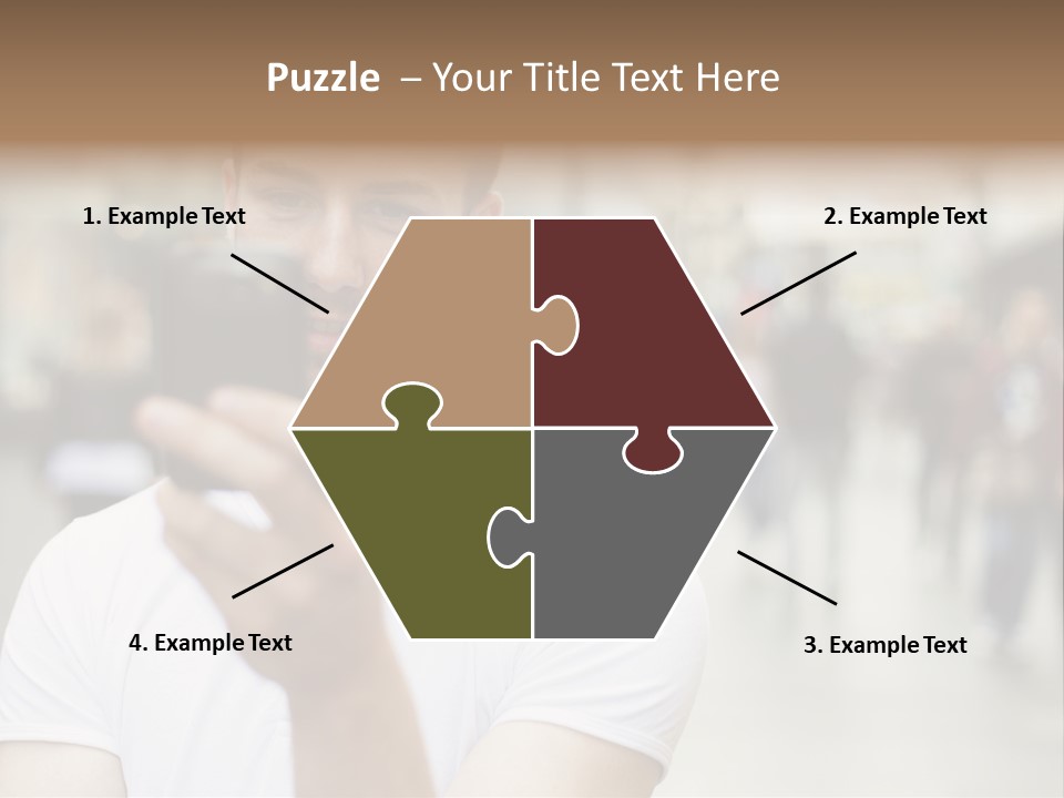 Cellphone Wireless Device PowerPoint Template