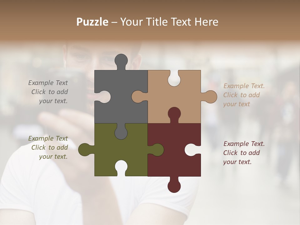 Cellphone Wireless Device PowerPoint Template