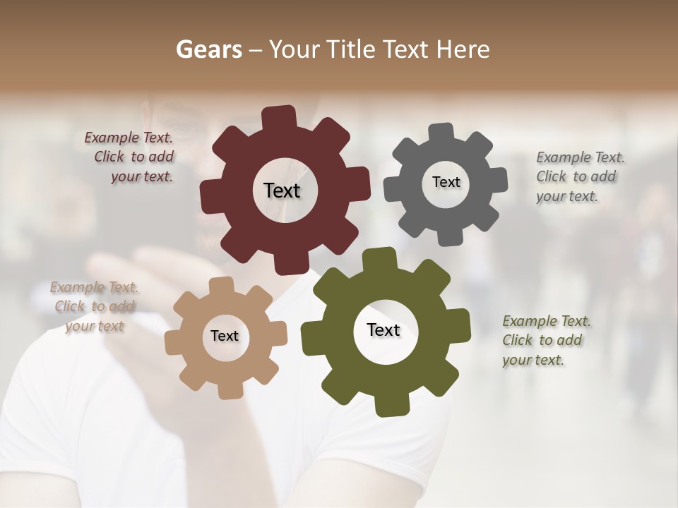 Cellphone Wireless Device PowerPoint Template