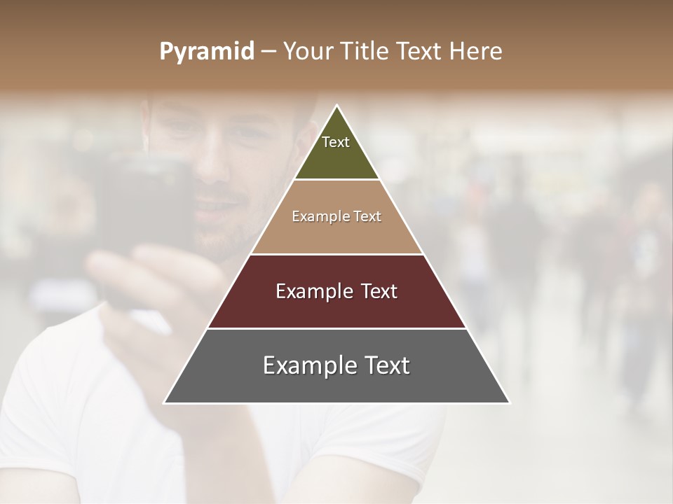 Cellphone Wireless Device PowerPoint Template