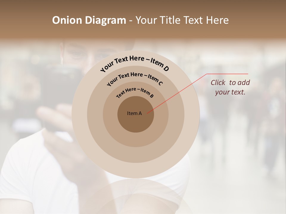 Cellphone Wireless Device PowerPoint Template
