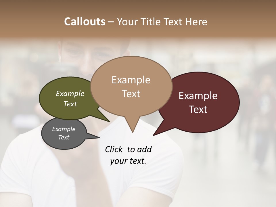 Cellphone Wireless Device PowerPoint Template