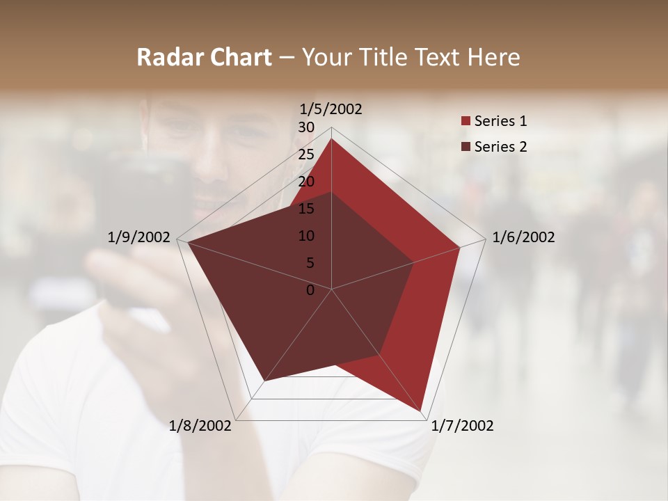 Cellphone Wireless Device PowerPoint Template