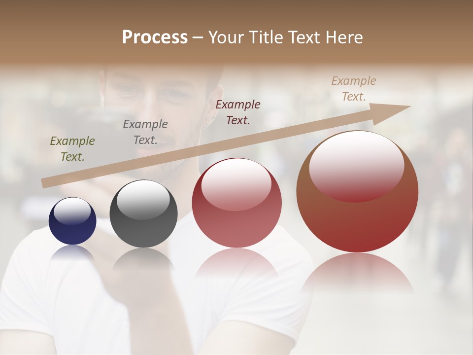 Cellphone Wireless Device PowerPoint Template