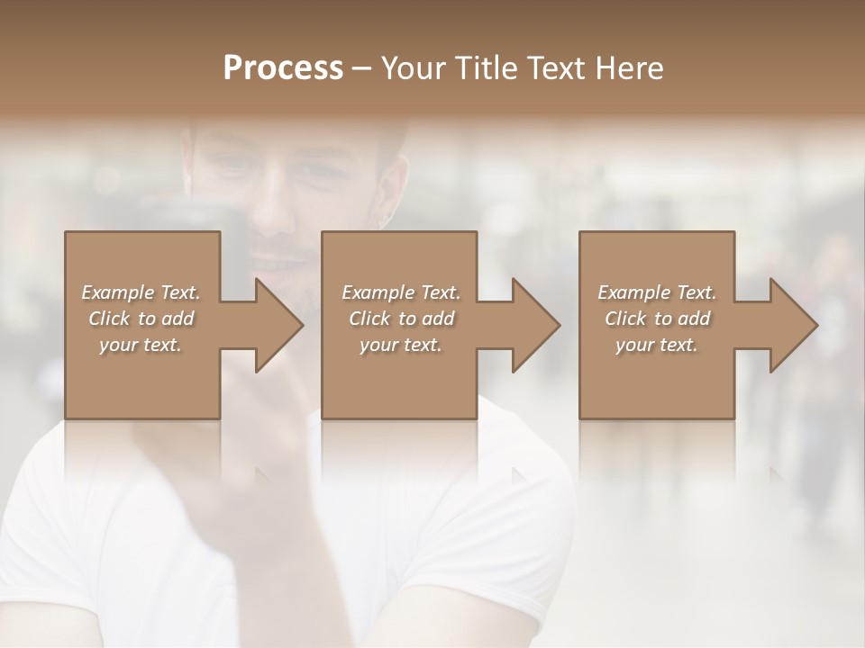 Cellphone Wireless Device PowerPoint Template