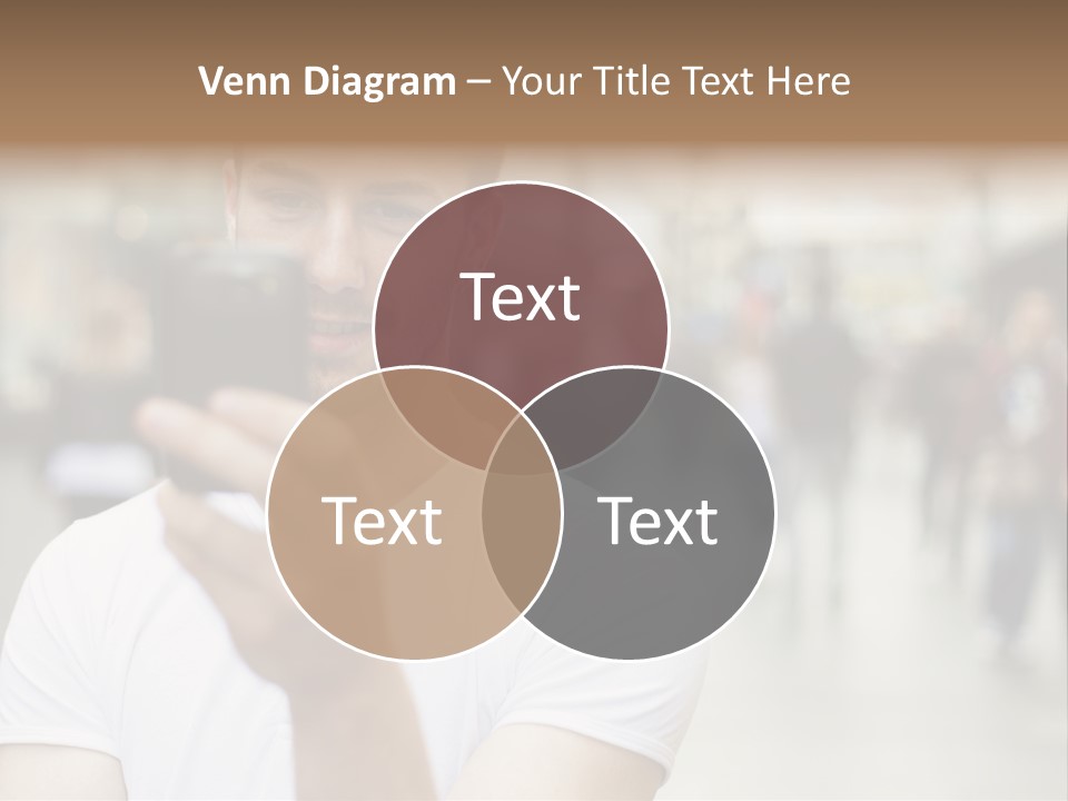 Cellphone Wireless Device PowerPoint Template
