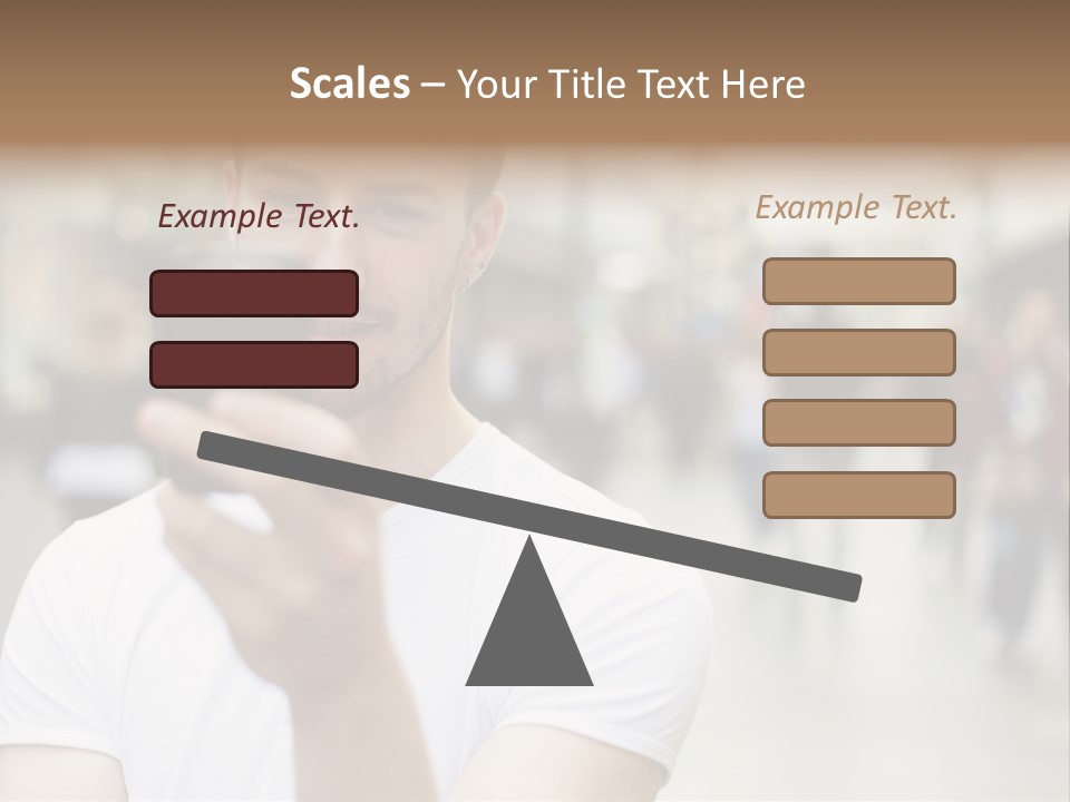 Cellphone Wireless Device PowerPoint Template