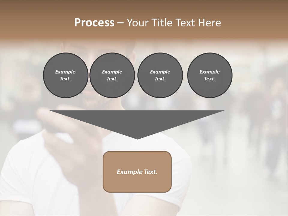 Cellphone Wireless Device PowerPoint Template