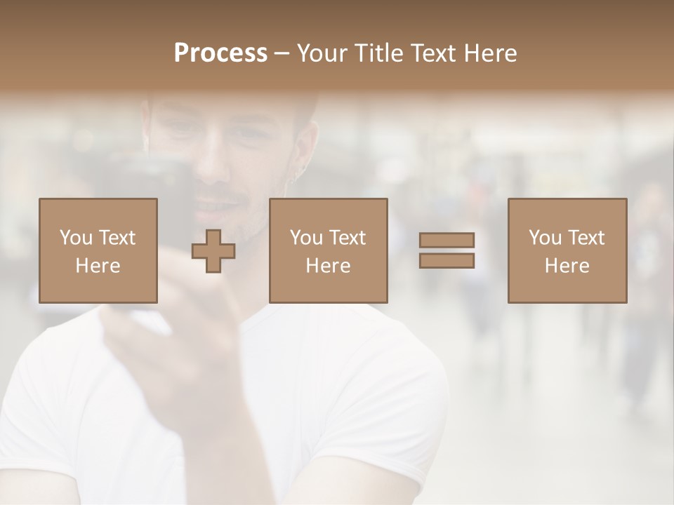 Cellphone Wireless Device PowerPoint Template