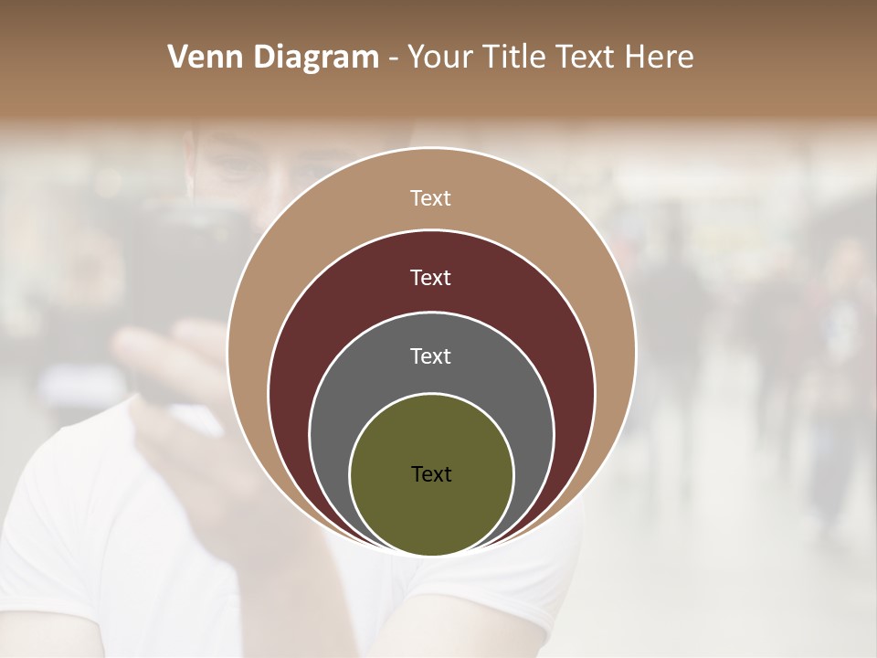 Cellphone Wireless Device PowerPoint Template