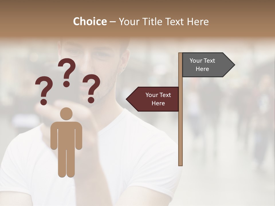 Cellphone Wireless Device PowerPoint Template