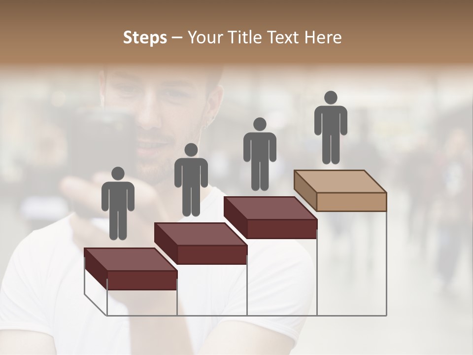Cellphone Wireless Device PowerPoint Template
