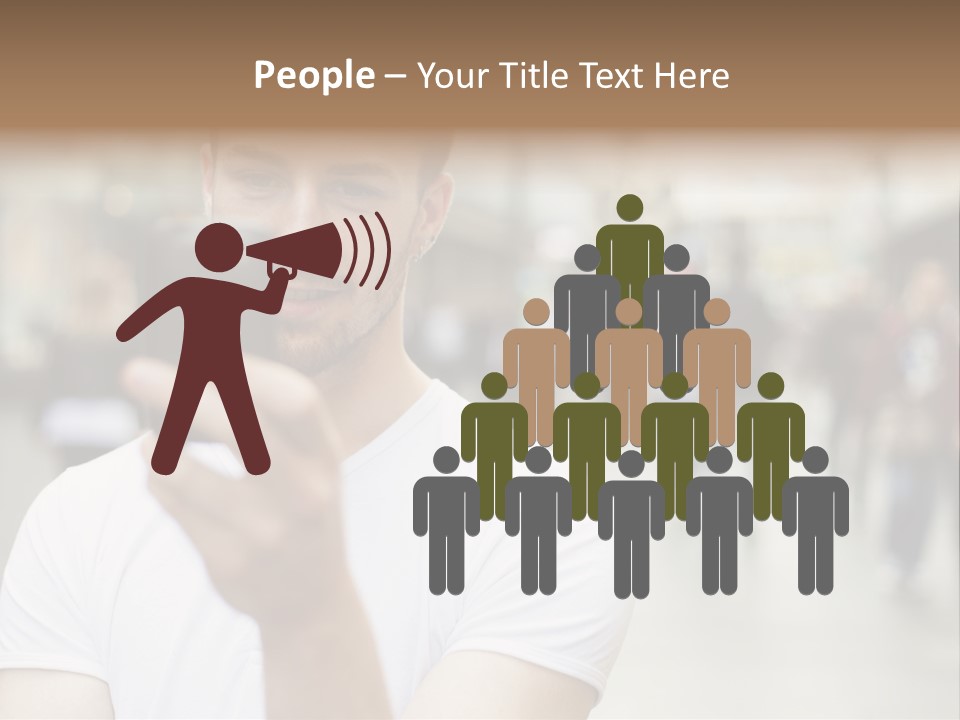 Cellphone Wireless Device PowerPoint Template