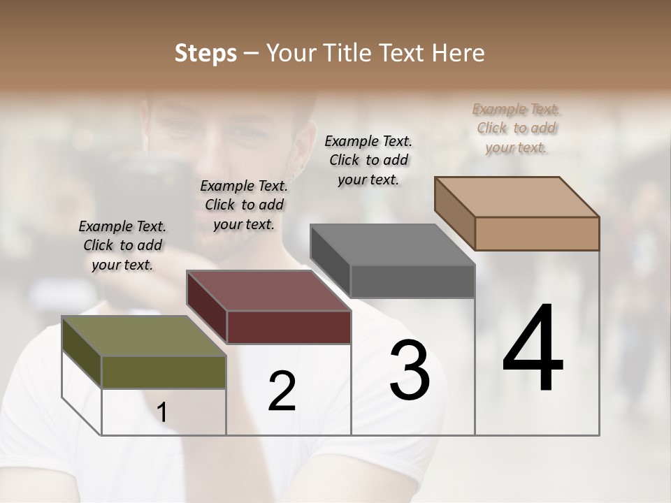 Cellphone Wireless Device PowerPoint Template