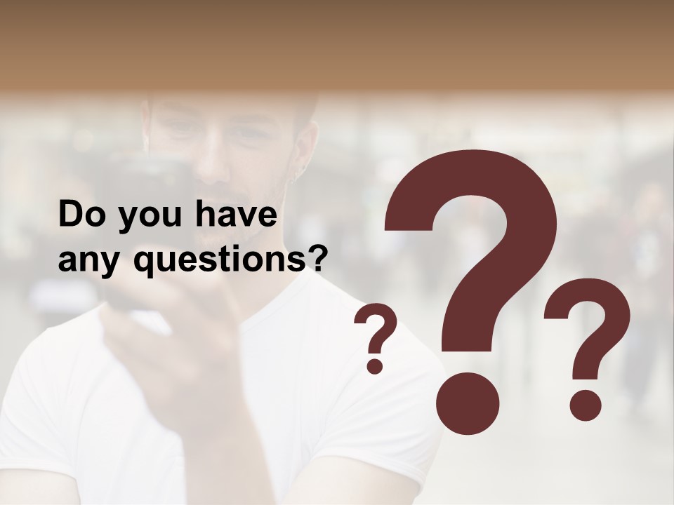 Cellphone Wireless Device PowerPoint Template