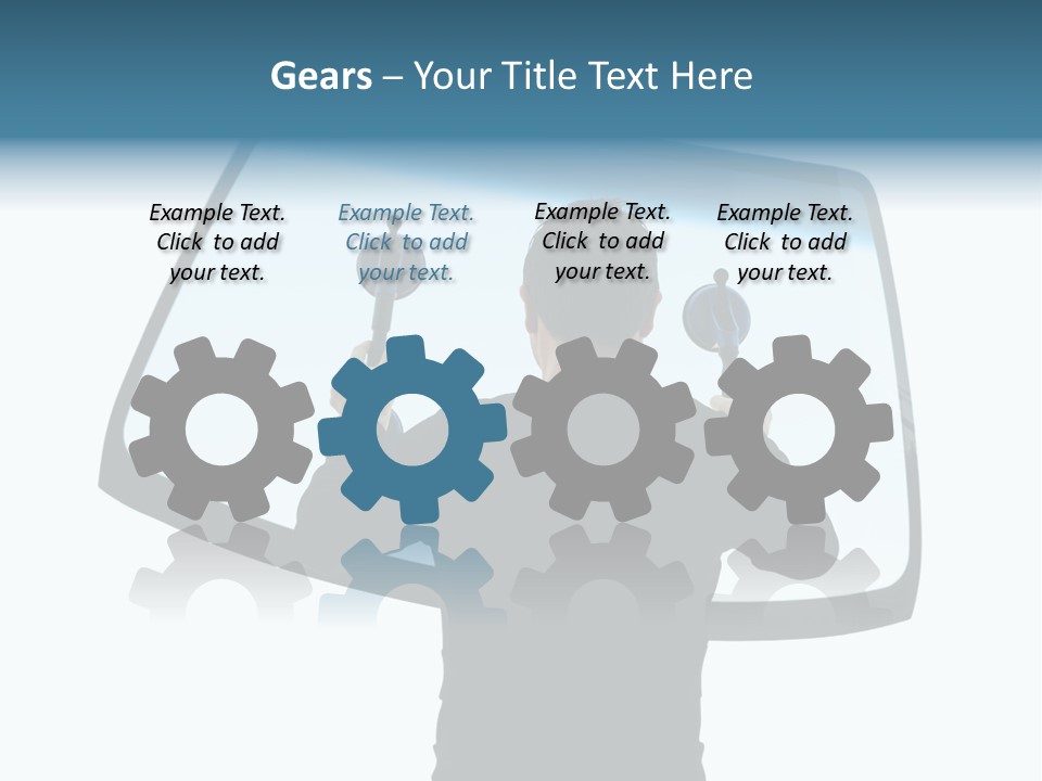 Shield Safety Holder PowerPoint Template