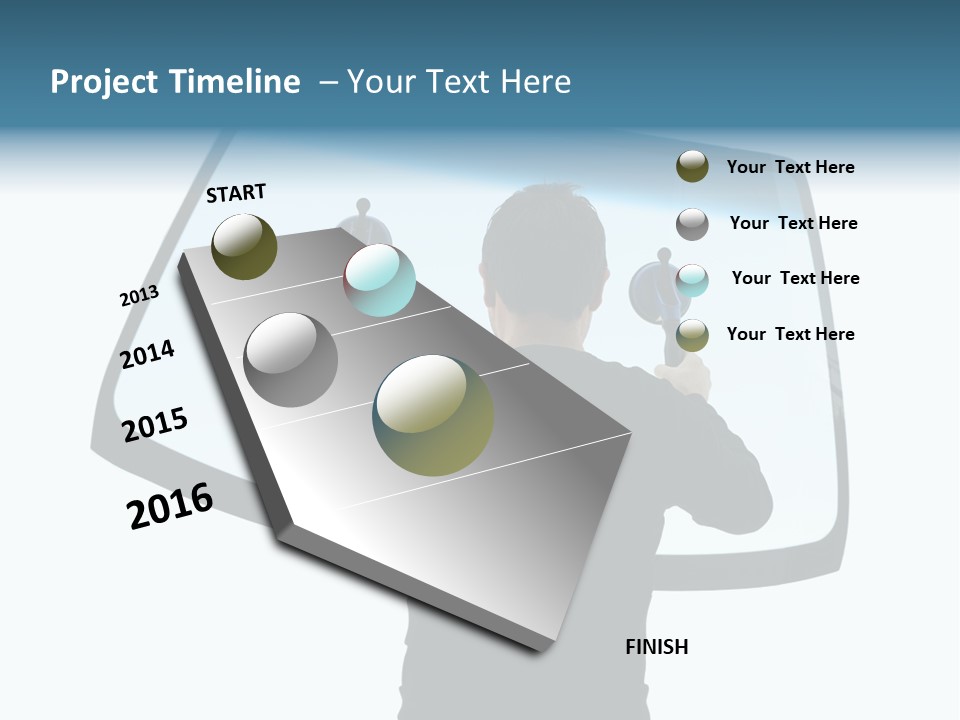 Shield Safety Holder PowerPoint Template