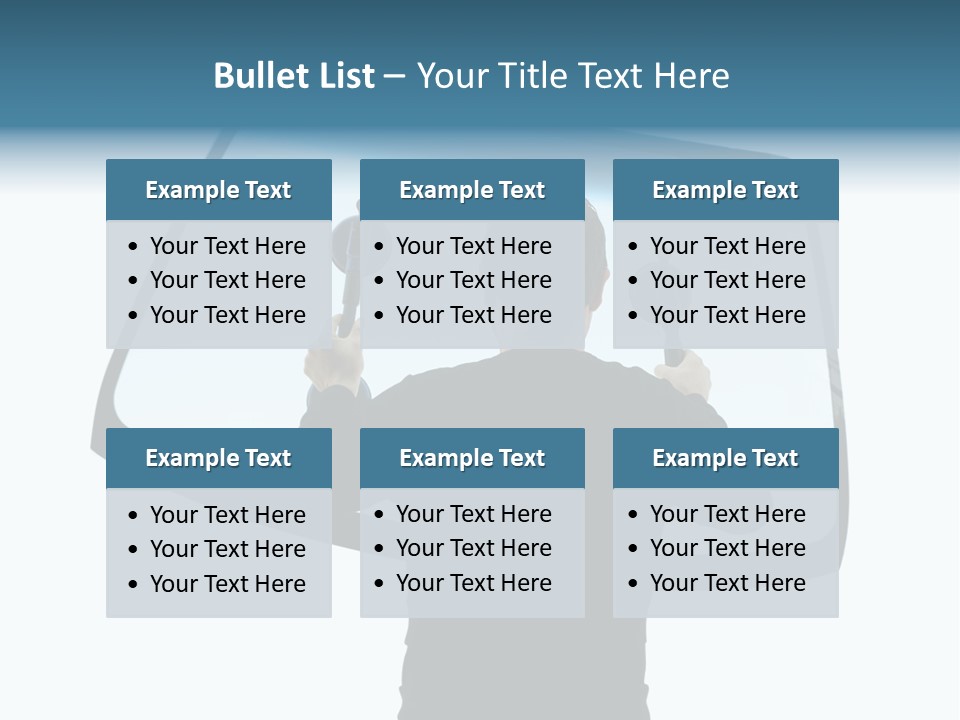 Shield Safety Holder PowerPoint Template